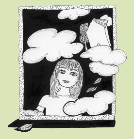girl illustration from La Chica de Mendiburo